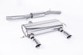 Milltek Sport Audi TT Cat-back, Resonated, Race, Dual GT-100 Polished (SSXAU426)