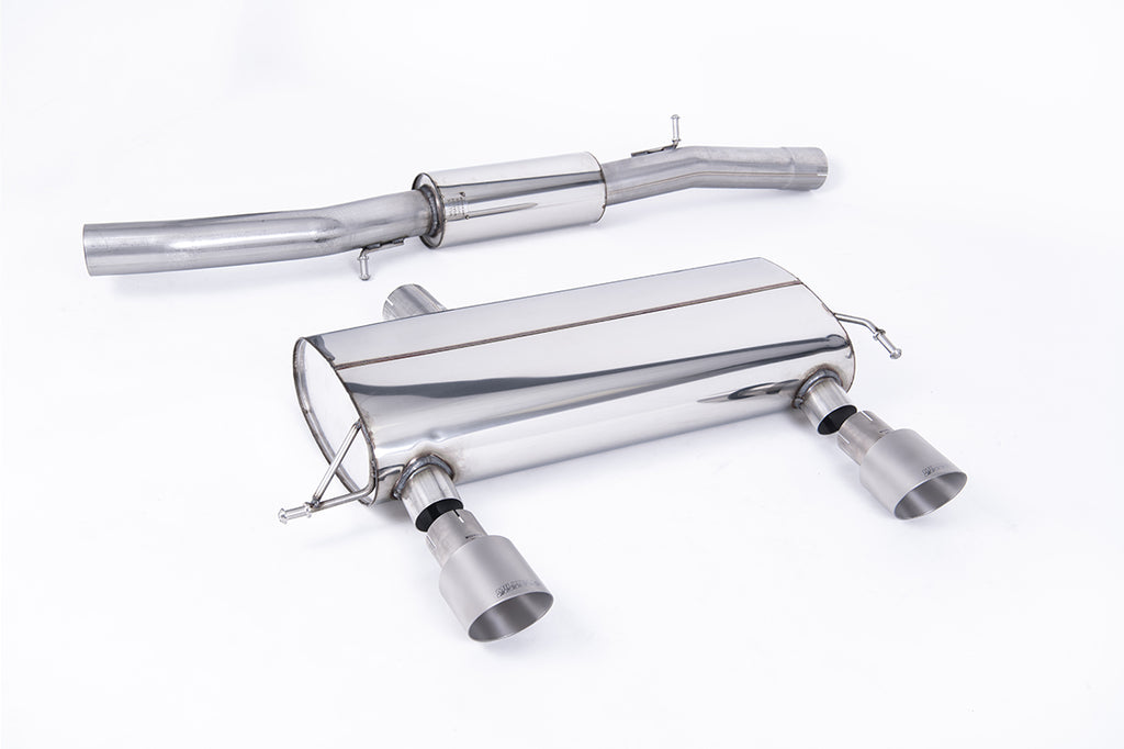 Milltek Sport Audi TT Cat-back, Resonated, Race, Dual GT-100 Titanium (SSXAU427)