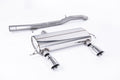 Milltek Sport Audi TT Cat-back, Non-Resonated, Race, Dual GT-100 Polished (SSXAU429)