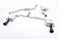 Milltek Sport Audi A4 / A5 Cat-back, Dual Cerakote Black (SSXAU436)