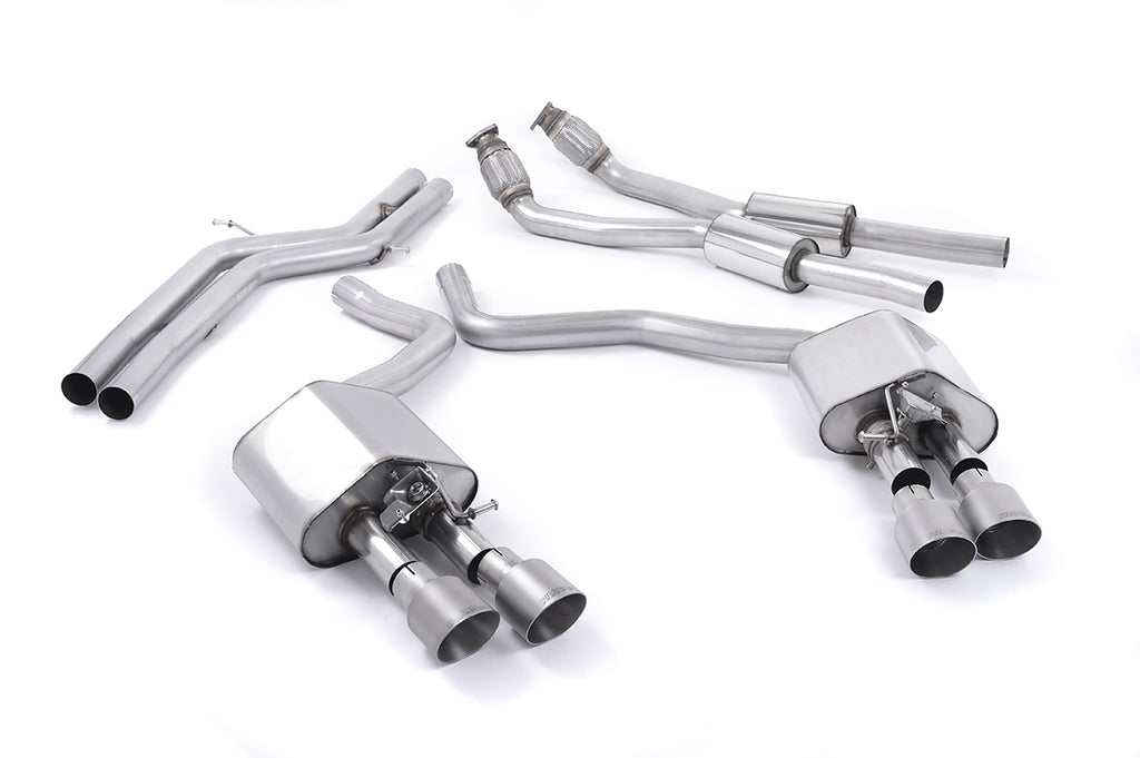 Milltek Sport Audi S6 / S7 Cat-back, Non-Resonated, Titanium (SSXAU445)