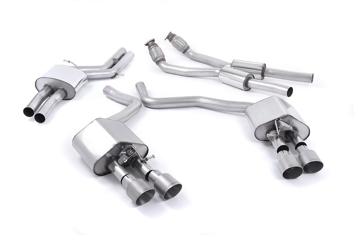 Milltek Sport Audi S6 / S7 Cat-back, Resonated, Titanium (SSXAU446)