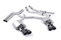 Milltek Sport Audi S6 / S7 Cat-back, Non-Resonated, Cerakote Black (SSXAU448)