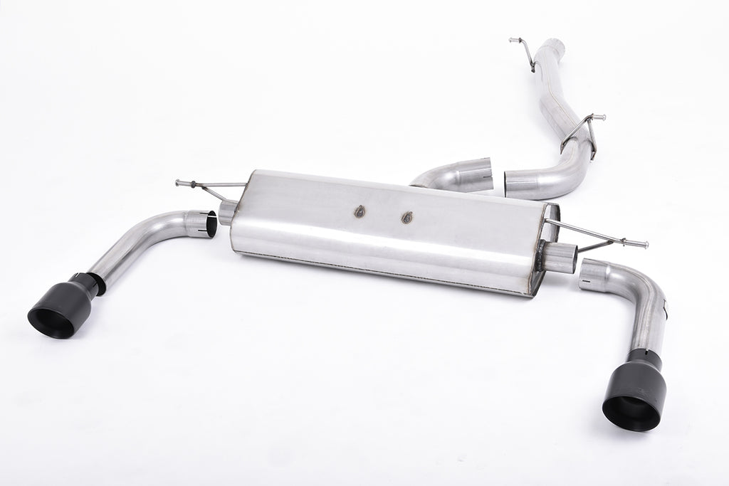 Milltek Sport Audi A3 Cat-back, Non-Resonated, Cerakote Black (SSXAU481)
