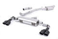 Milltek Sport Audi S1 Cat-back, Resonated, Quad Oval Cerakote Black (SSXAU489)