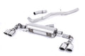 Milltek Sport Audi S1 Cat-back, Non-Resonated, Quad Oval Polished (SSXAU491)