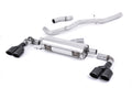 Milltek Sport Audi S1 Cat-back, Non-Resonated, Quad Oval Cerakote Black (SSXAU493)