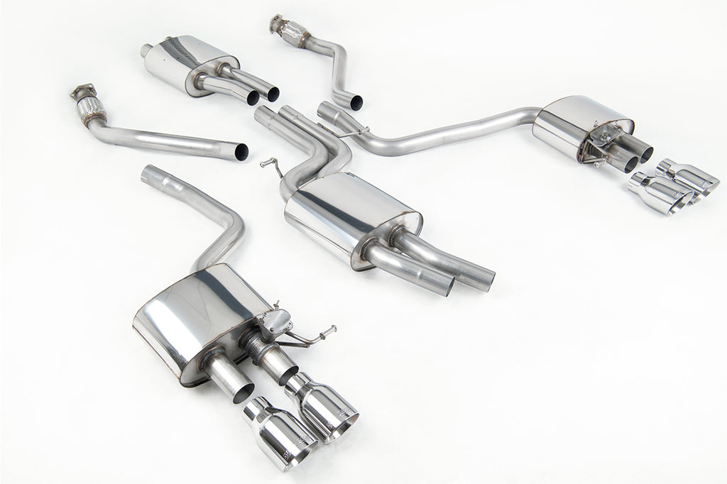 Milltek Sport Audi SQ5 Cat-back, Quad Polished (SSXAU506)