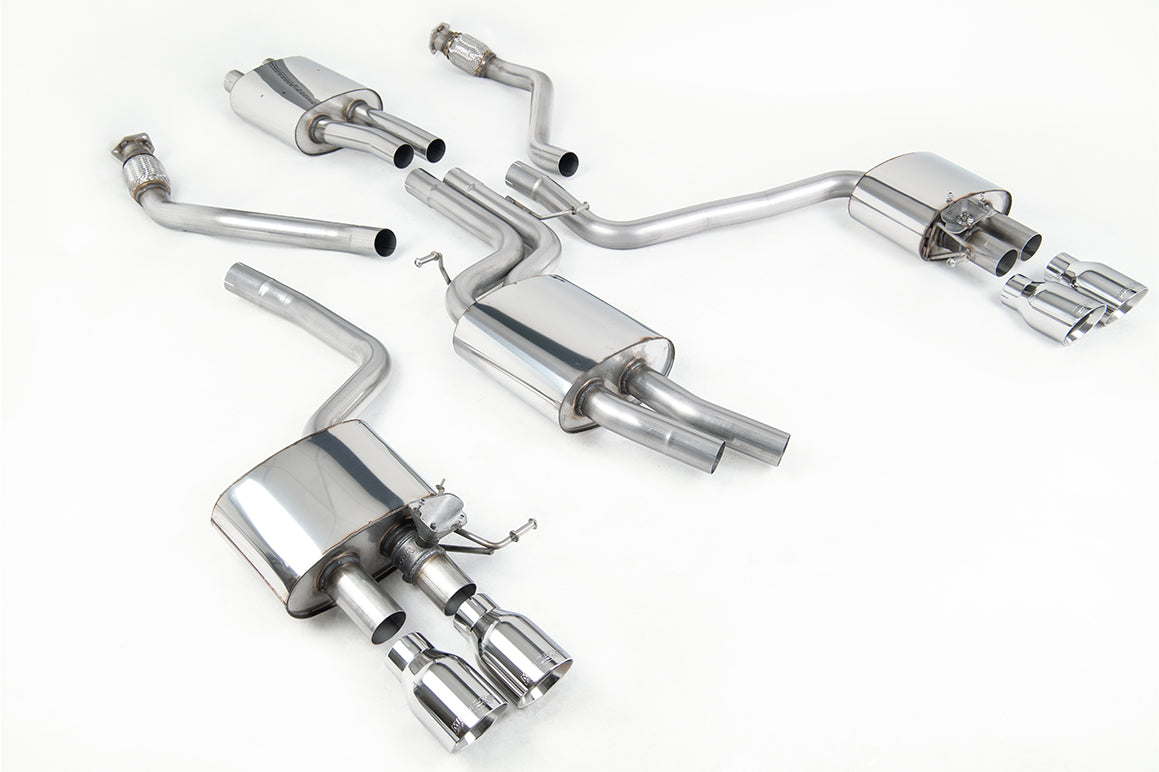 Milltek Sport Audi SQ5 Cat-back, Quad Polished (SSXAU506)