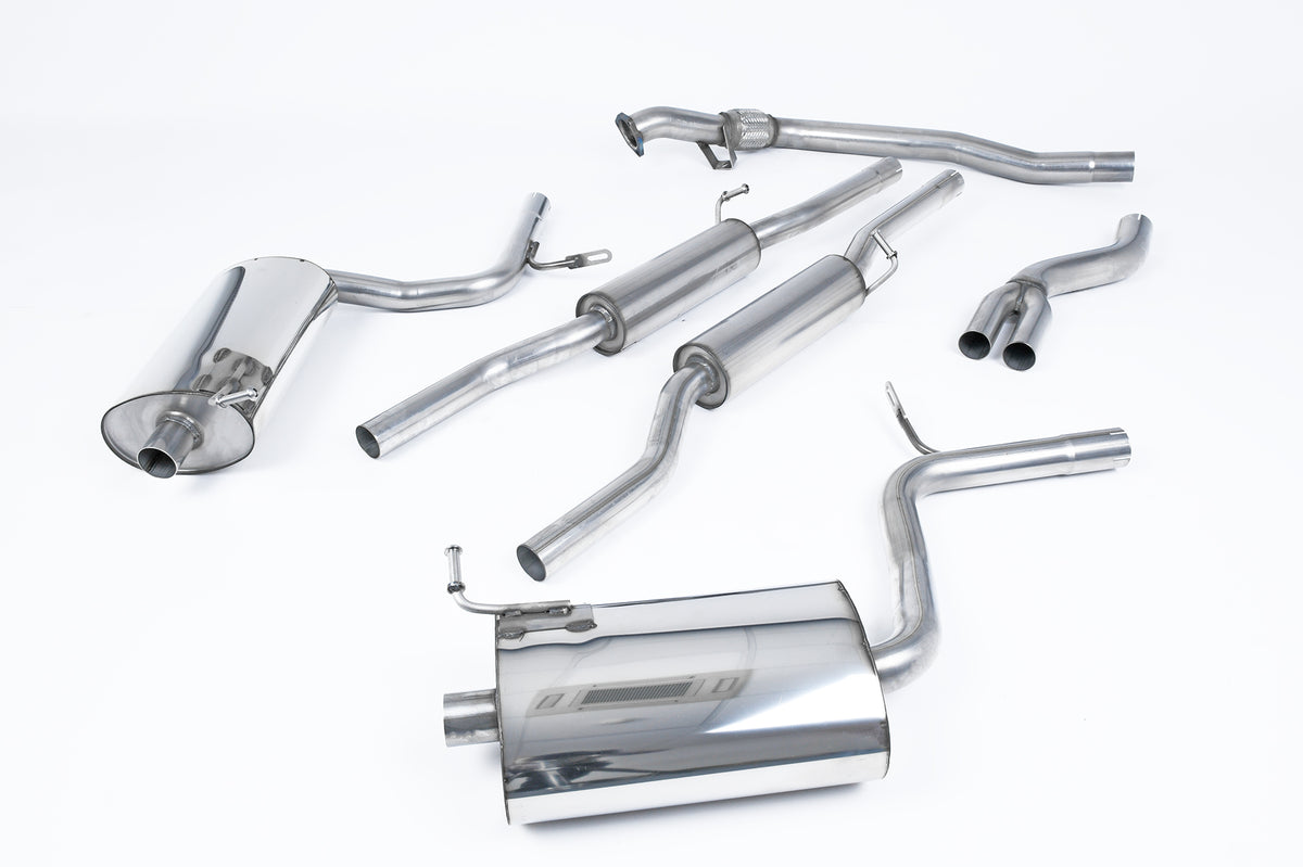 Milltek Sport Audi A4 Cat-back, Avant 163BHP, Resonated, GT-90 (SSXAU510)