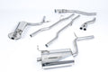 Milltek Sport Audi A4 Cat-back, Avant 190BHP, Non-Resonated, GT-90 (SSXAU511)