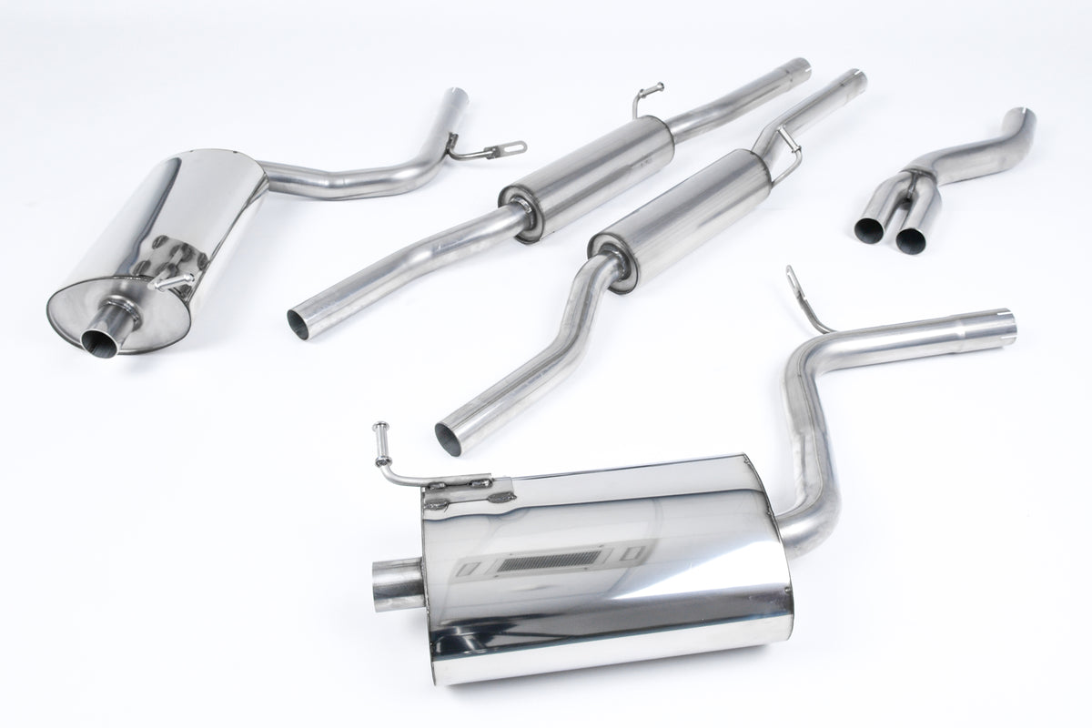 Milltek Sport Cat-back - Audi A4 2.0 TFSI B7 quattro and DTM - 100mm GT100 Tailpipes. Tiptronic models only
