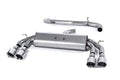 Milltek Sport Audi S3 Cat-back, Non-Resonated, Non-Valved, Quad Polished (SSXAU523)