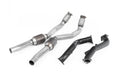 Milltek Sport Audi RS6 / RS7 / S6 Large Bore Downpipes & Hi-Flow Sports Cats, Black (SSXAU554)