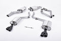 Milltek Sport Audi S5 Cat-back, Quad Cerakote Black (SSXAU558)