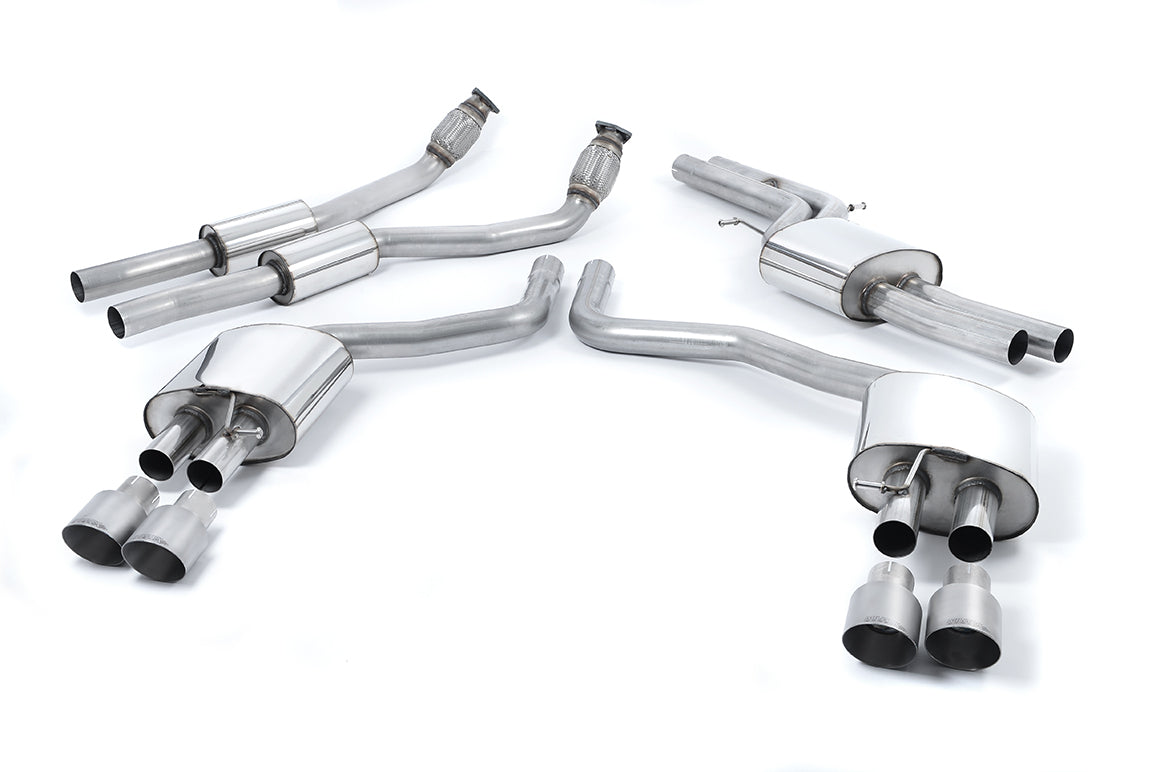 Milltek Sport Audi S6 / S7 Cat-back, Resonated, Titanium (SSXAU561)