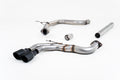 Milltek Sport Audi A3 Cat-back, Non-Resonated, Cerakote Black (SSXAU565)