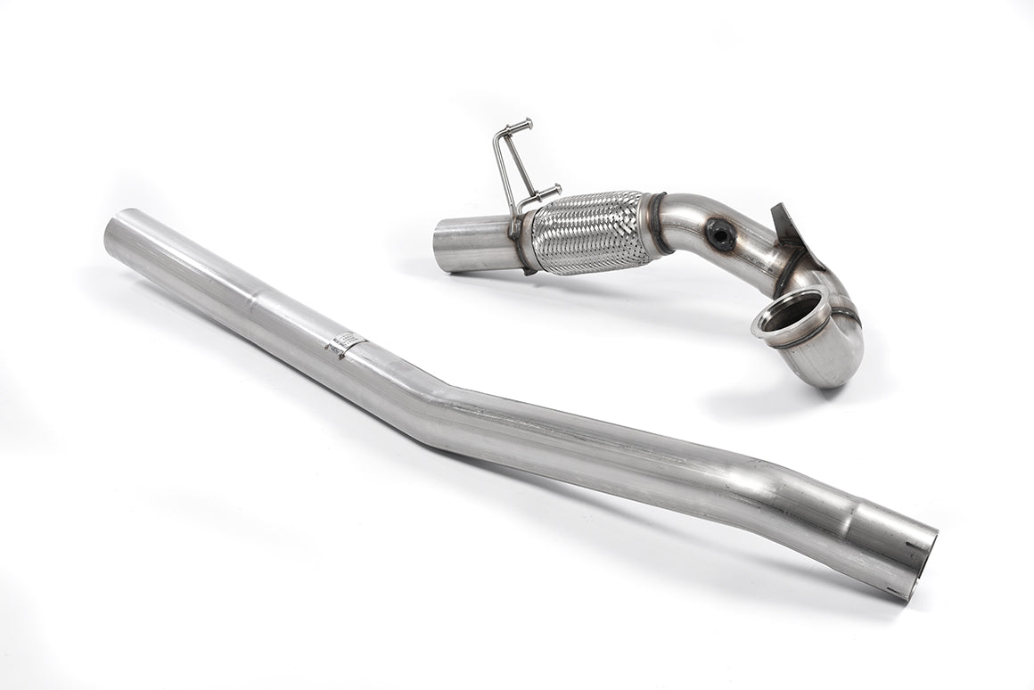 Milltek Sport Large-bore Downpipe and De-cat - Audi TT Mk3 TTS 2.0TFSI Quattro (Non-OPF/GPF Models) - Must be fitted with a Milltek Sport cat-back system