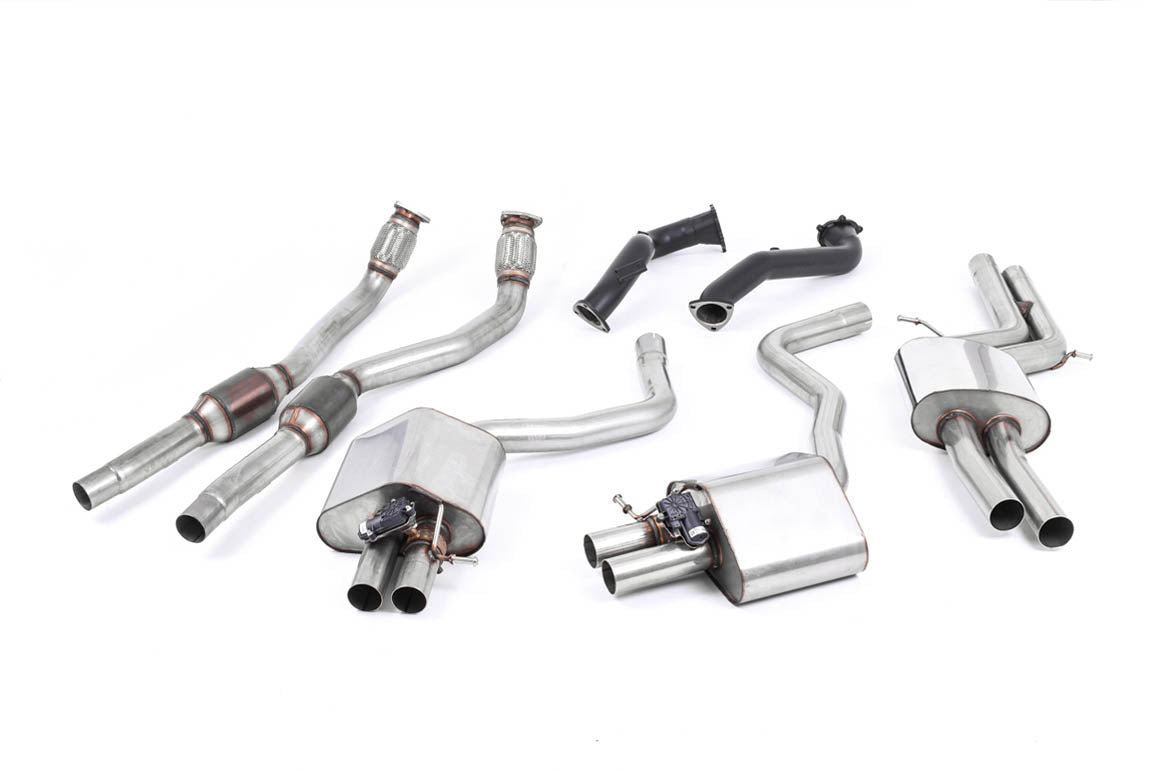 Milltek Sport Audi RS6 / RS7 Full System, Resonated (SSXAU596)