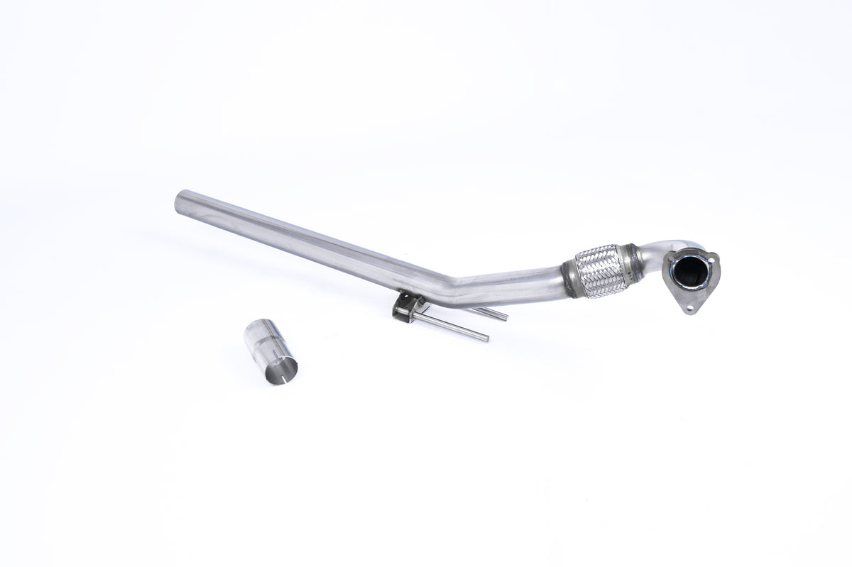 Milltek Sport Large-bore Downpipe - Audi A3 / Seat Leon / Skoda Octavia + more - Removes the catalyst. For fitment to OE Cat Back Only
