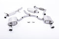 Milltek Sport Audi A4 Cat-back, Resonated, Dual GT-100 Polished (SSXAU608)