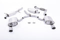 Milltek Sport Audi A4 Cat-back, Resonated, Dual GT-100 Titanium (SSXAU609)
