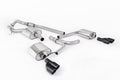 Milltek Sport Audi A4 / A5 Cat-back, Quad Cerakote Black (SSXAU665)