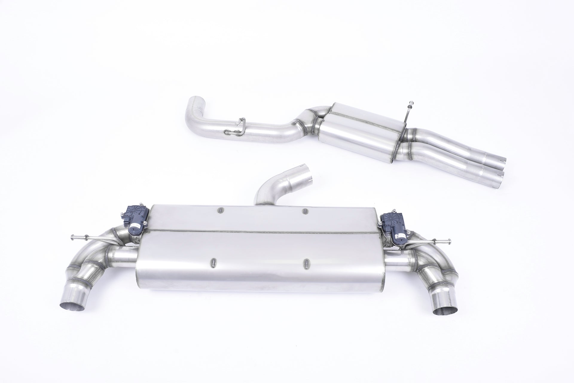 Milltek Sport Cat-back - Audi TT Mk3 - Cat Back Resonated with Polished Oval Trims