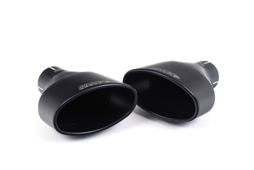 Milltek Sport Audi TT Mk3 Cat-back, Non-Resonated, Oval Cerakote Black (SSXAU731) - photo 2