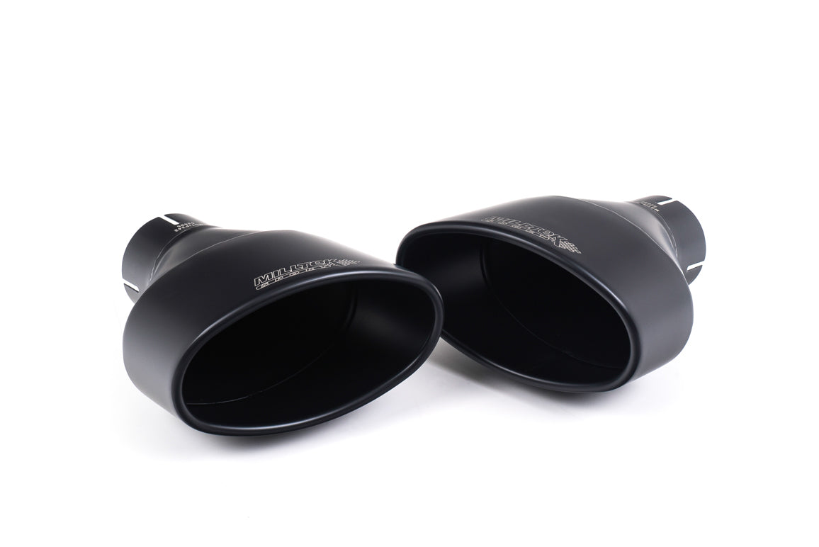 Milltek Sport Audi RS3 Cat-back, Non-Resonated, Oval Cerakote Black (SSXAU740) - photo 2