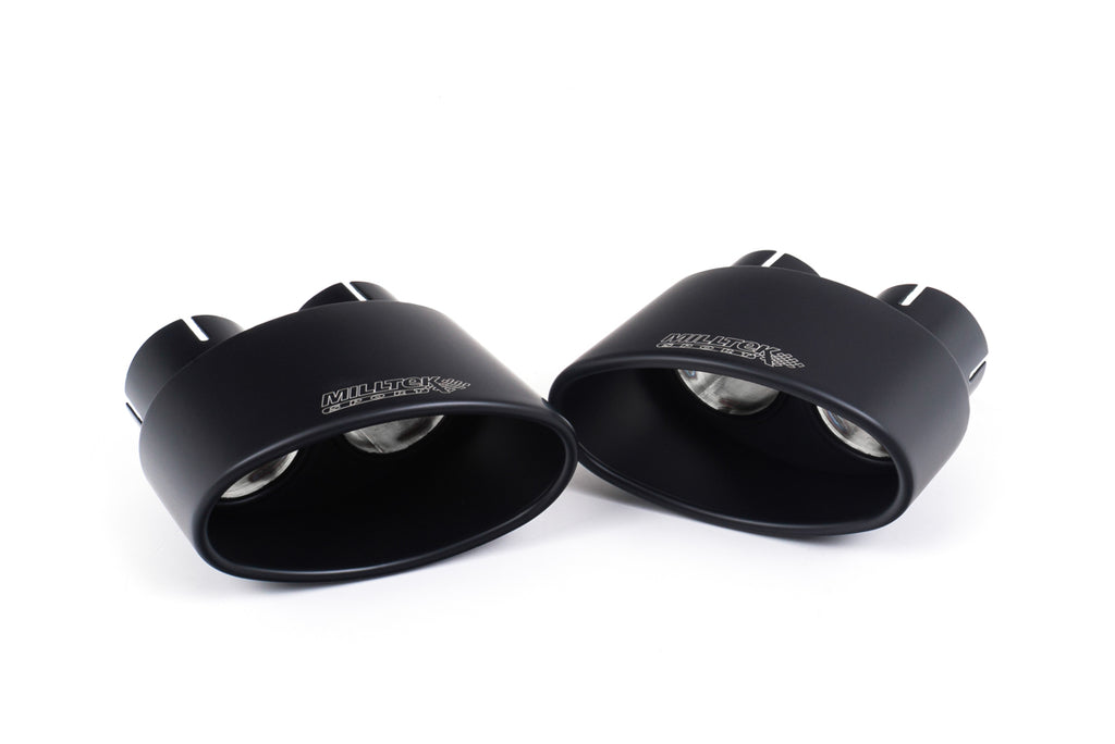 Milltek Sport Audi RS5 B9 Cat-back, Resonated, Oval Cerakote Black (SSXAU754) - photo 2