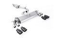 Milltek Sport Audi S3 Cat-back, Resonated, Quad Oval Cerakote Black (SSXAU778)