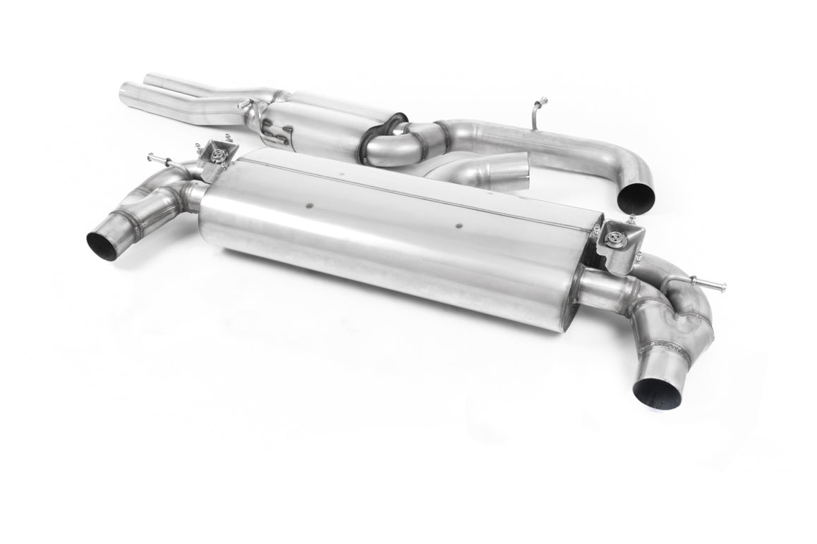 Milltek Sport Cat-back - Audi RS3 - Cat Back Resonated (EC Approved) with Titanium Trims