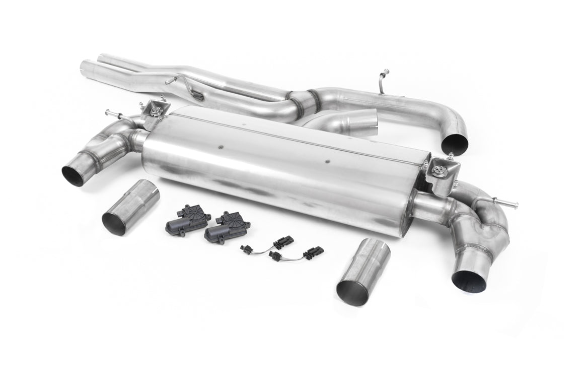 Milltek Sport Audi RS3 Cat-back, Non-Resonated, Oval Titanium (SSXAU799)