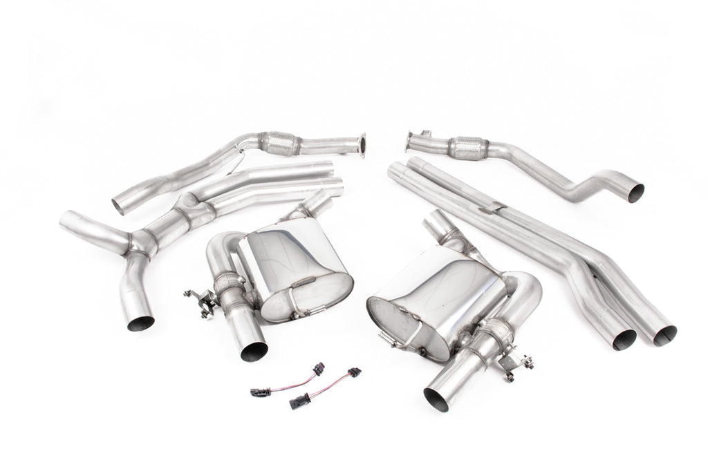 Milltek Sport Audi RS4 / RS5 Cat-back, Race, Oval Titanium (SSXAU803)