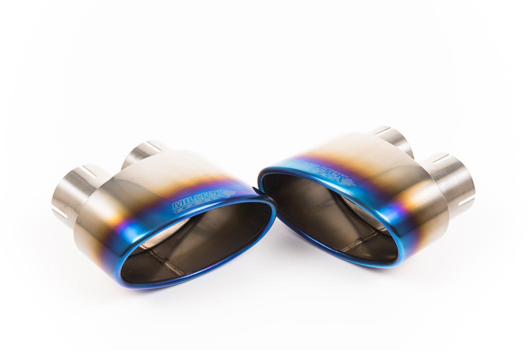 Milltek Sport Audi RS5 B9 Cat-back, Resonated, Oval Burnt Titanium (SSXAU810) - photo 2