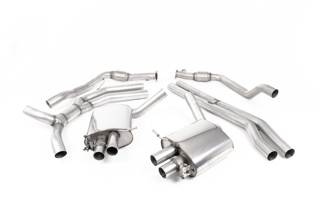 Milltek Sport Audi RS5 B9 Cat-back, Road+, Oval Polished (SSXAU856)