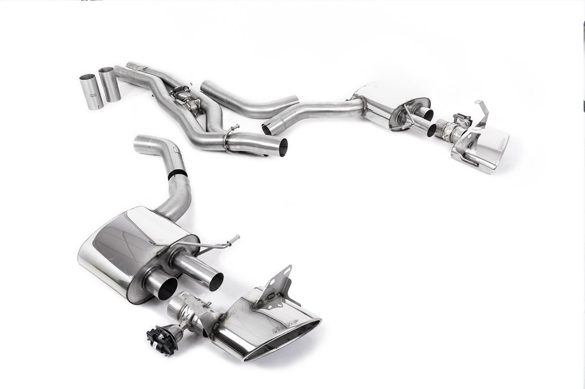Milltek Sport Audi RS6 / RS7 Front Pipe-back, Twin Oval Polished, EC Approved (SSXAU862)