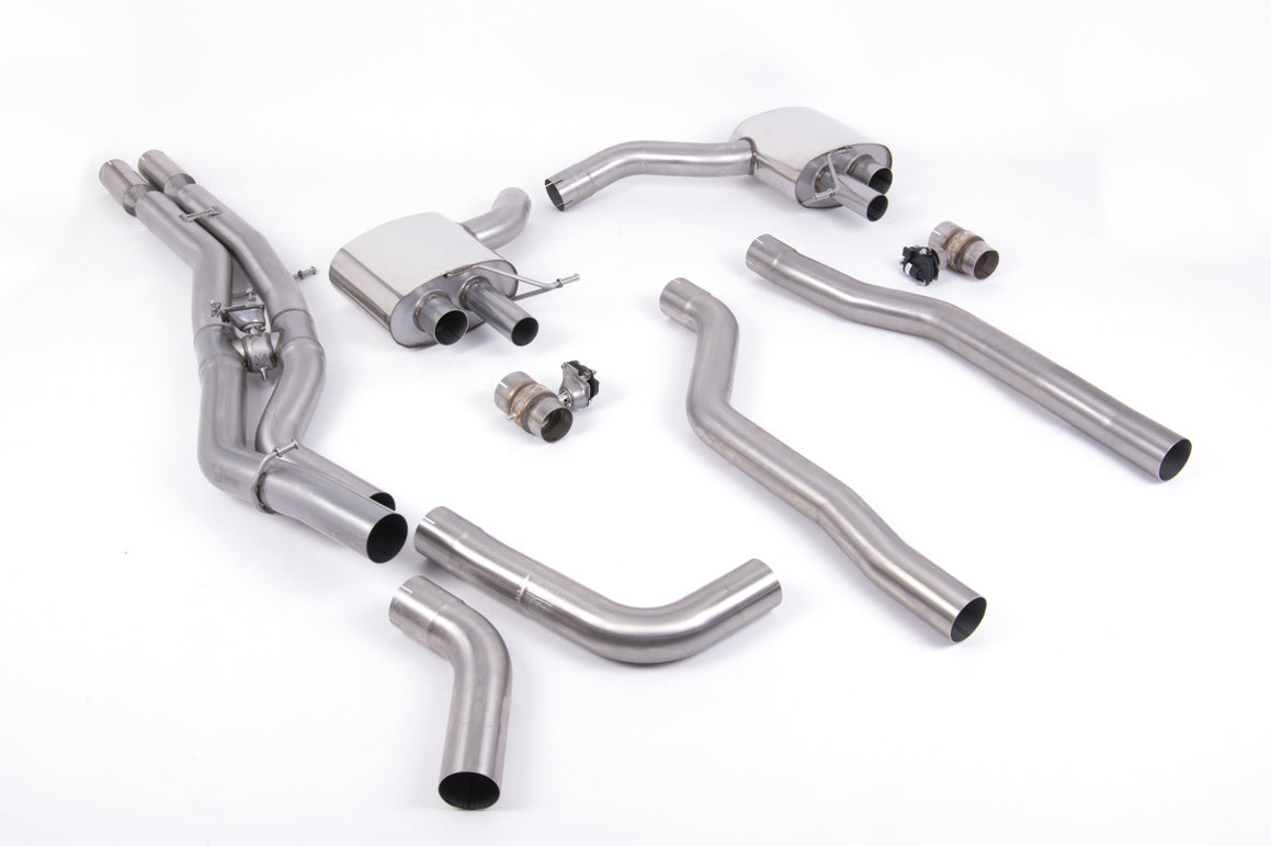 Milltek Sport Audi RS6 / RS7 OPF/GPF-back, Loudest Twin Oval Polished (SSXAU864)