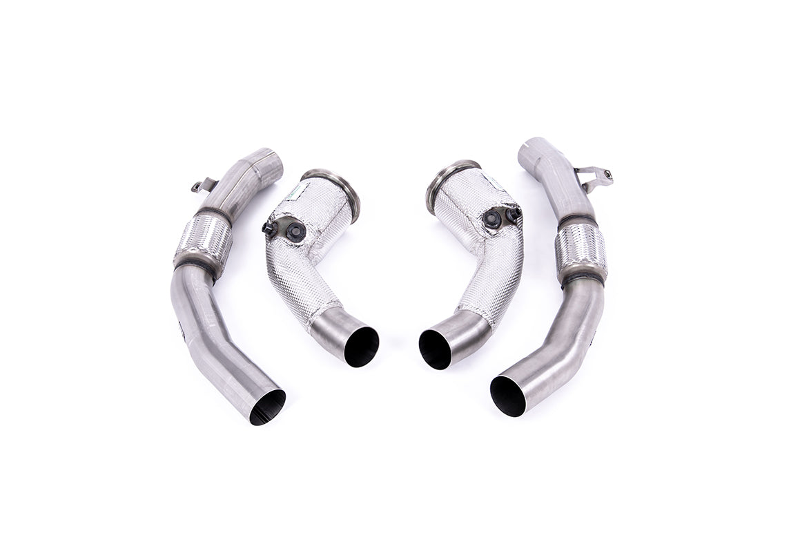 Milltek Sport Large-bore Downpipes and Cat Bypass Pipes - Audi RS6 / Audi RS7 / Audi S8 - Fits to Milltek Sport OPF/GPF Back System include OPF/GPF Bypass - Requires Stage 2 ECU Software