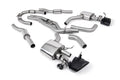 Milltek Sport Audi RS6 / RS7 Cat-back, Resonated Twin Oval Cerakote Black (SSXAU941)