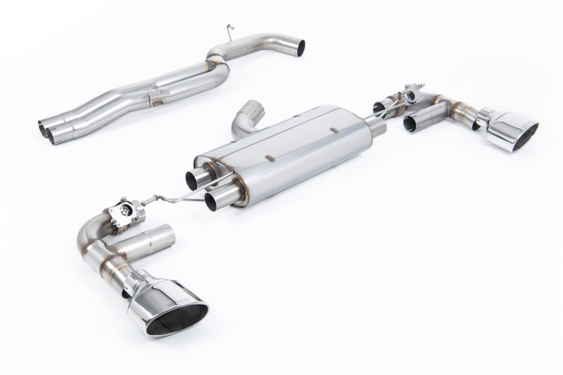 Milltek Sport Audi TT Mk3 Cat-back, Non-Resonated, Loudest, Polished (SSXAU963)