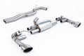 Milltek Sport Audi RS3 Cat-back, Non-Resonated, Race, Titanium (SSXAU980)