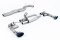 Milltek Sport Audi RS3 Cat-back, Non-Resonated, Race, Burnt Titanium (SSXAU981)