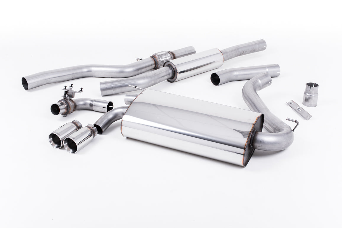 Milltek Sport BMW 4 Series Cat-back, Resonated, Twin Polished (SSXBM1000)