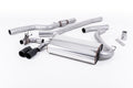 Milltek Sport BMW 4 Series Cat-back, Non-Resonated, Twin Cerakote Black (SSXBM1003)