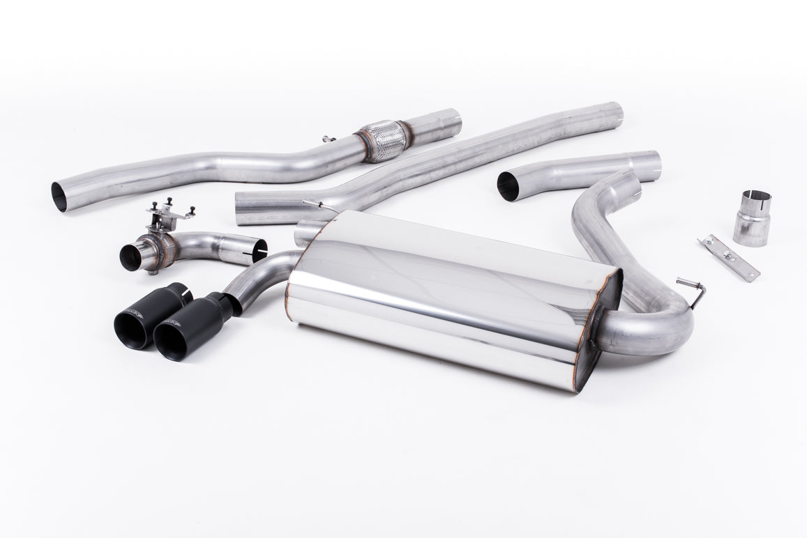 Milltek Sport BMW 4 Series Cat-back, Non-Resonated, Twin Cerakote Black (SSXBM1003)