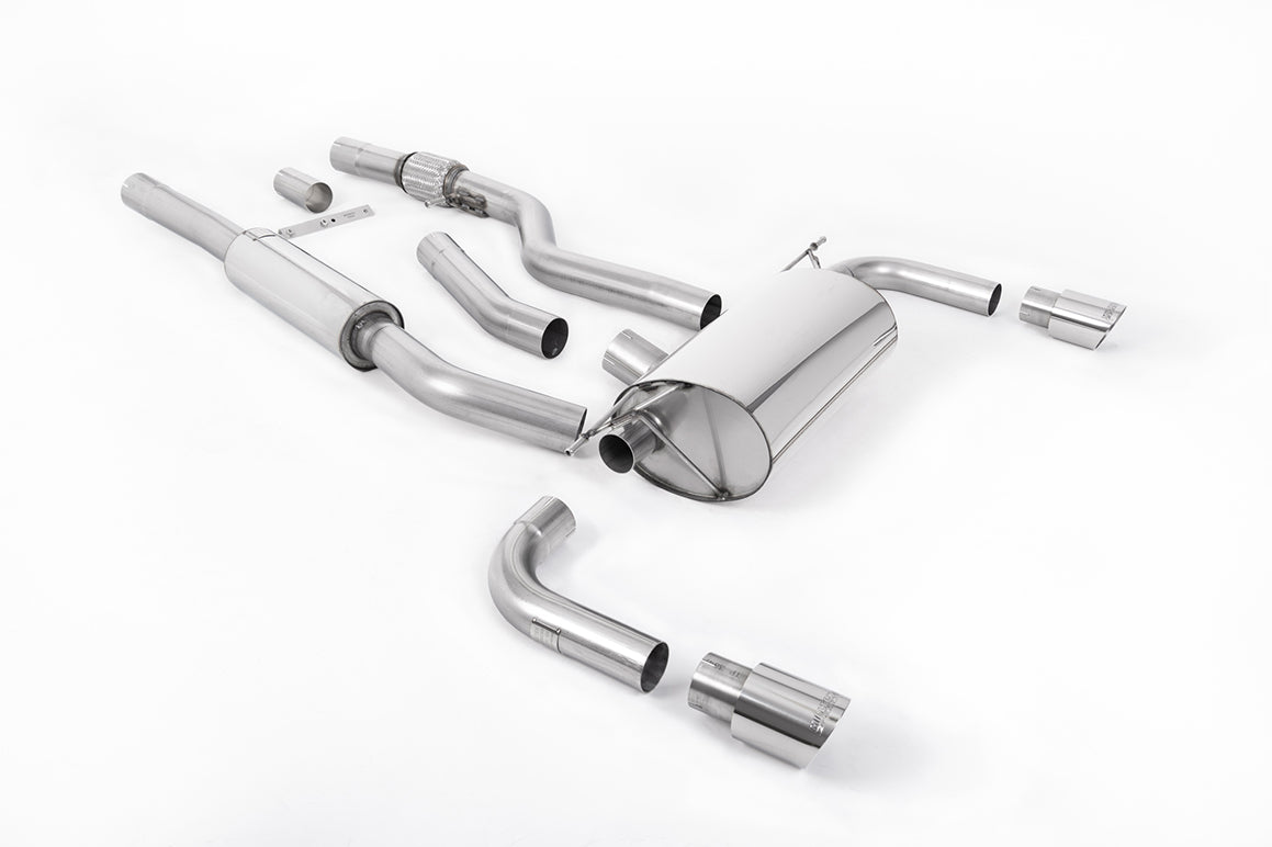 Milltek Sport BMW 4 Series Cat-back, Resonated, Dual Polished (SSXBM1004)