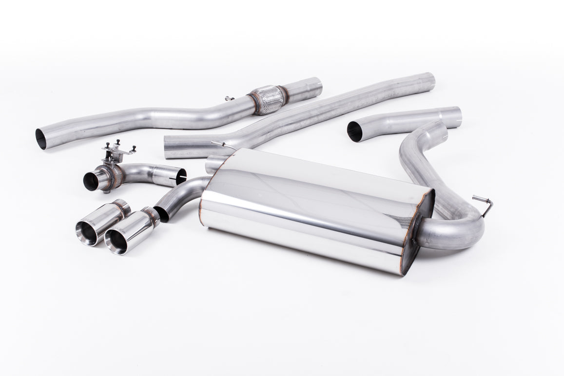 Milltek Sport BMW 4 Series Cat-back, Non-Resonated, Twin Polished (SSXBM1009)