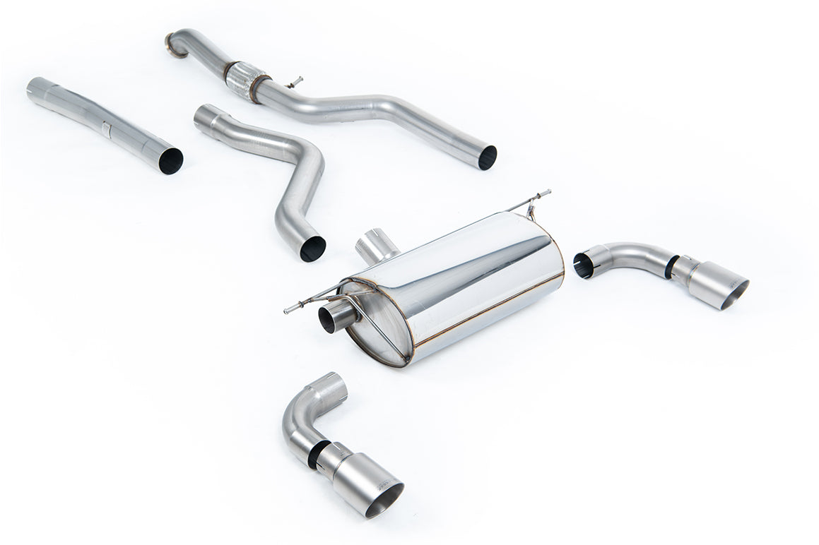 Milltek Sport BMW 1 Series Cat-back, Race, Titanium (SSXBM1024)